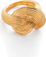 Monica Vinader Groove Chunky Knot Ring