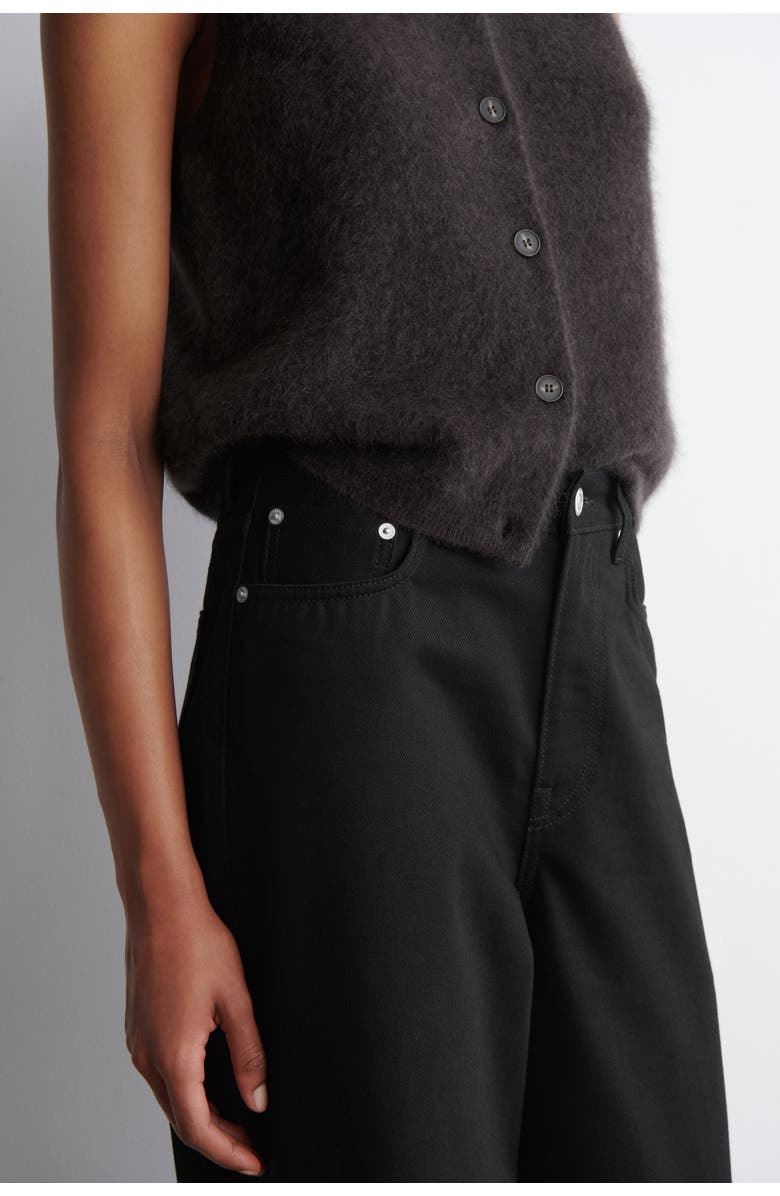 COS Dial Wide-Leg Jeans, Alternate, color, Black