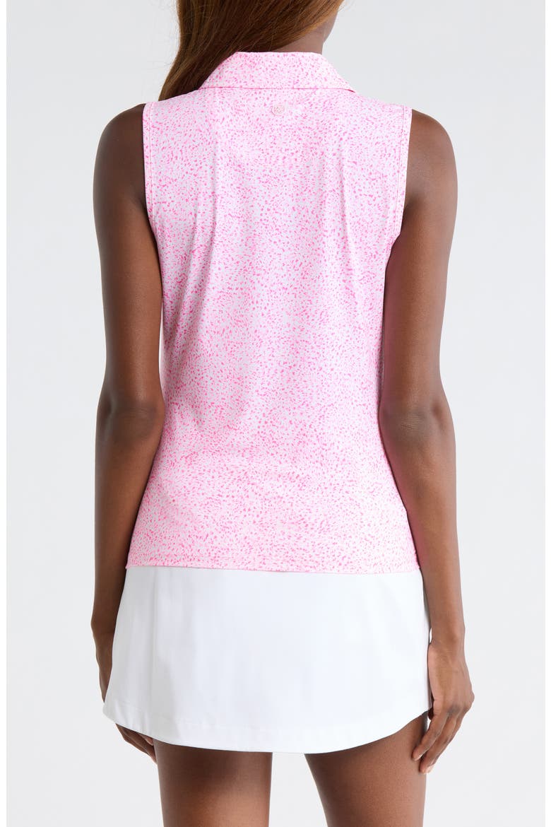 Fireworks Silky Tech Sleeveless Golf Polo, Alternate, color, BLUSH