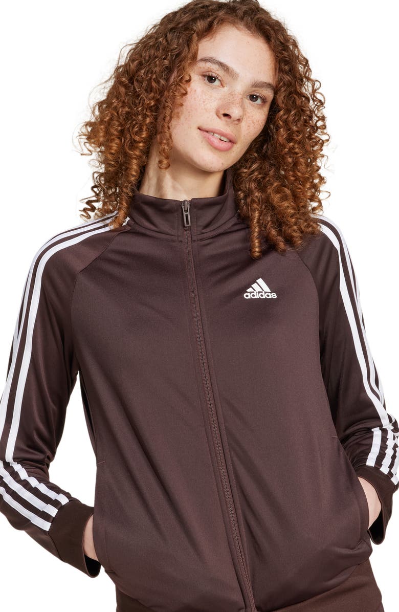 adidas Tricot 3-Stripes Track Jacket, Alternate, color,