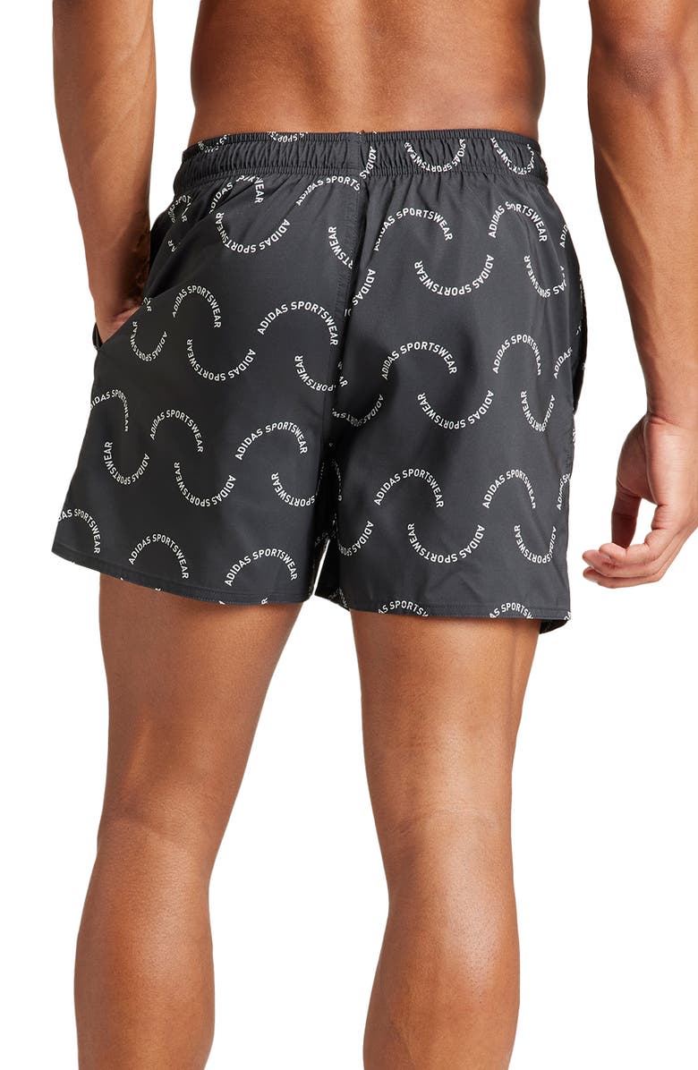 adidas Wave Logo Classic Swim Shorts, Alternate, color,