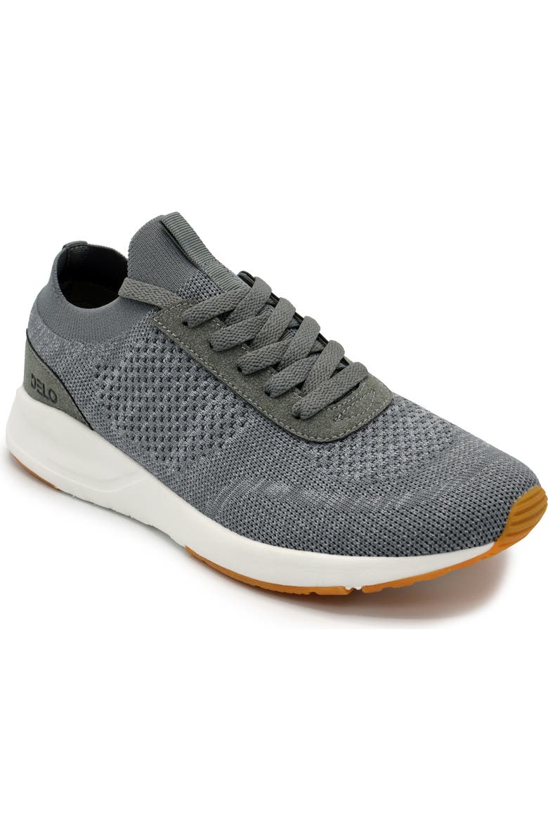 DELO Go Green Knit Running Shoe, Main, color, Grey