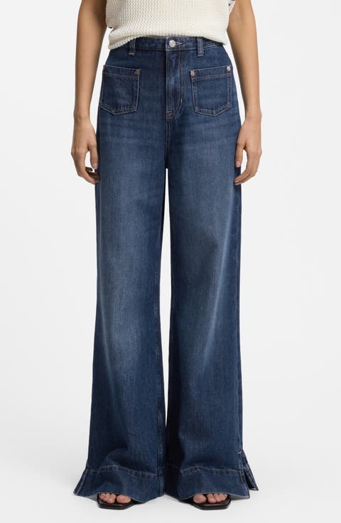 Marlene High Waist Wide Leg Flare Jeans