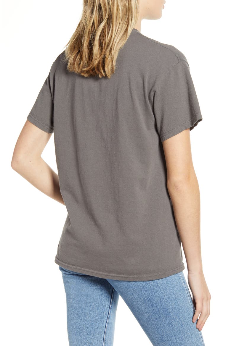 Def Leppard Oversize Tee, Alternate, color, STONE BLACK