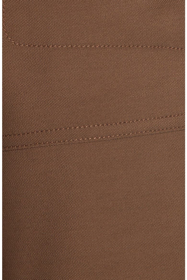 Fluid Crop Cargo Pants, Alternate, color, CHARCOAL BROWN