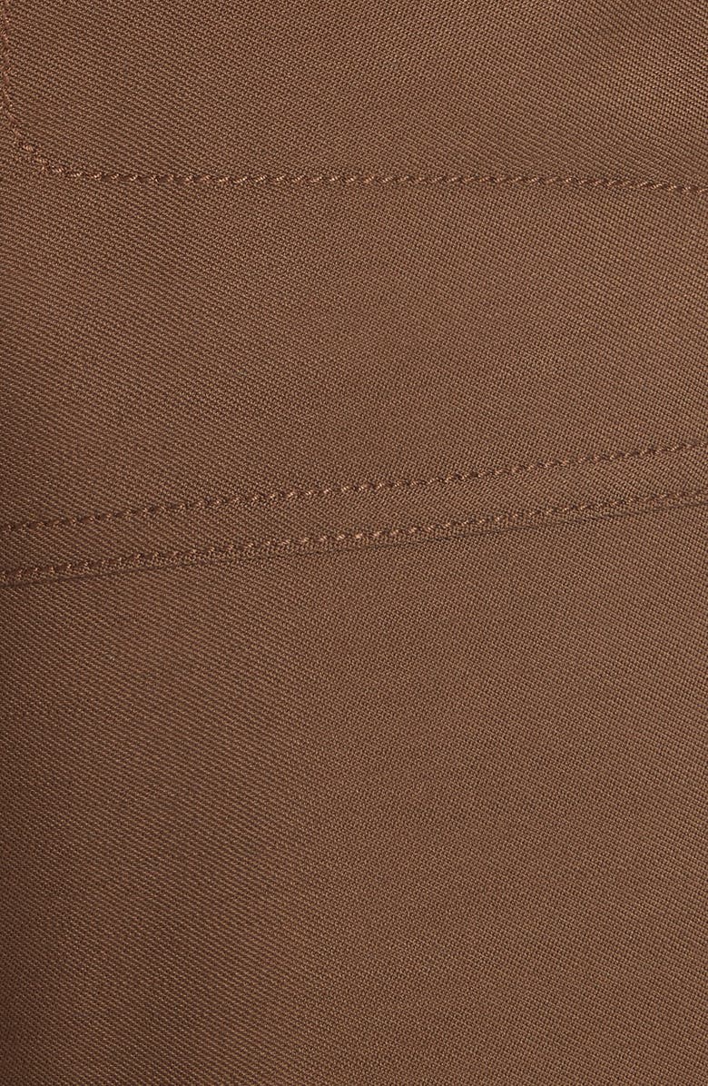 Chloé Fluid Crop Cargo Pants, Alternate, color,