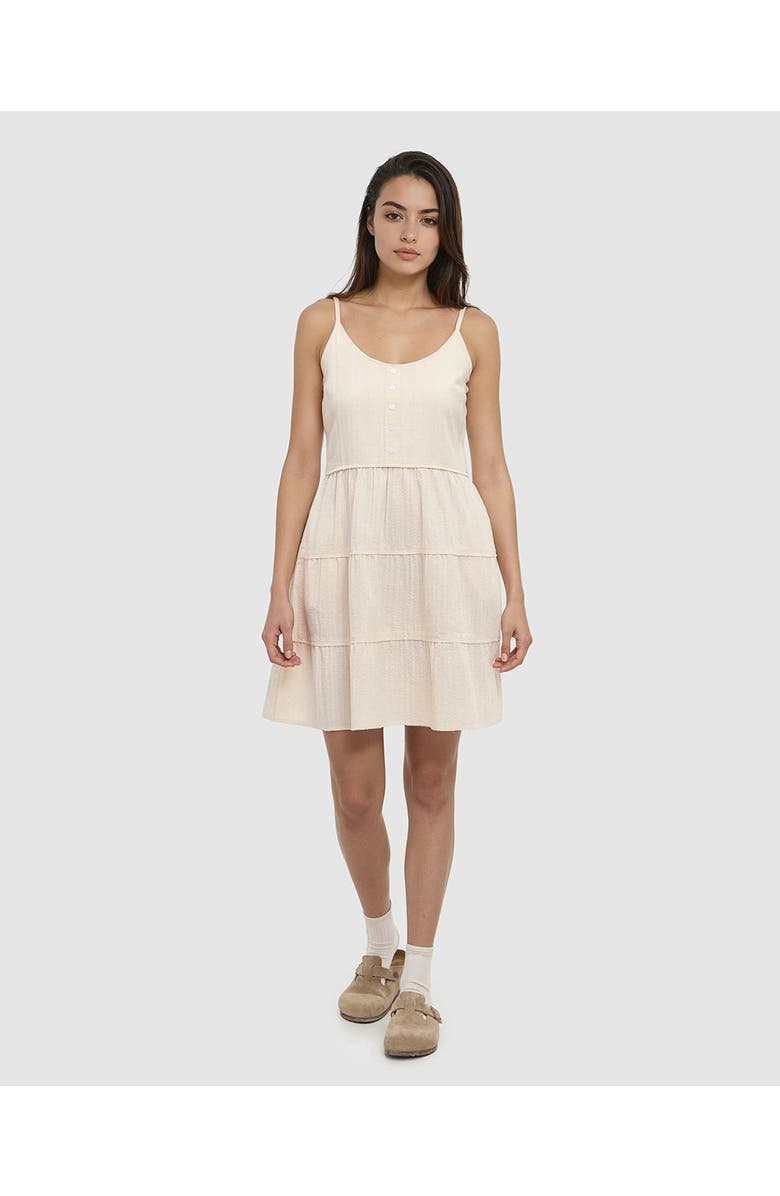 tentree Fairweather Dress, Main, color, White Oak