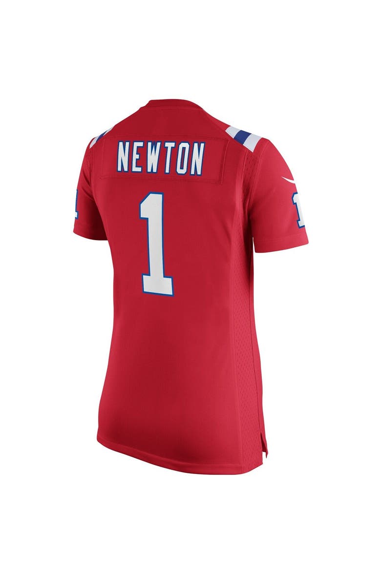 Women's Nike Cam Newton Red New England Patriots Alternate Game Jersey, Alternate, color, Red