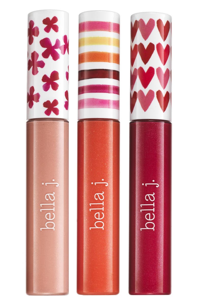 Bella J . 'Triple Treat' Lip Gloss Set, Main, color, 
