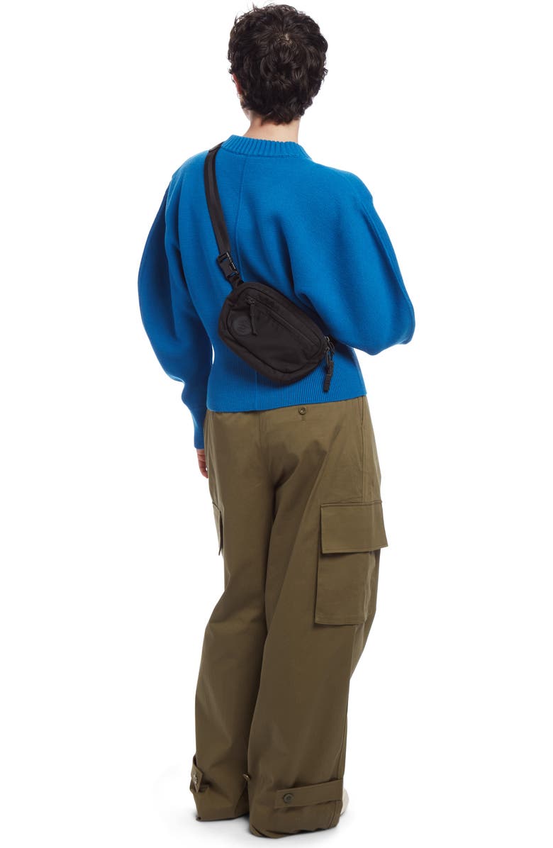 Baboon to the Moon Mini Belt Bag, Alternate, color, Black