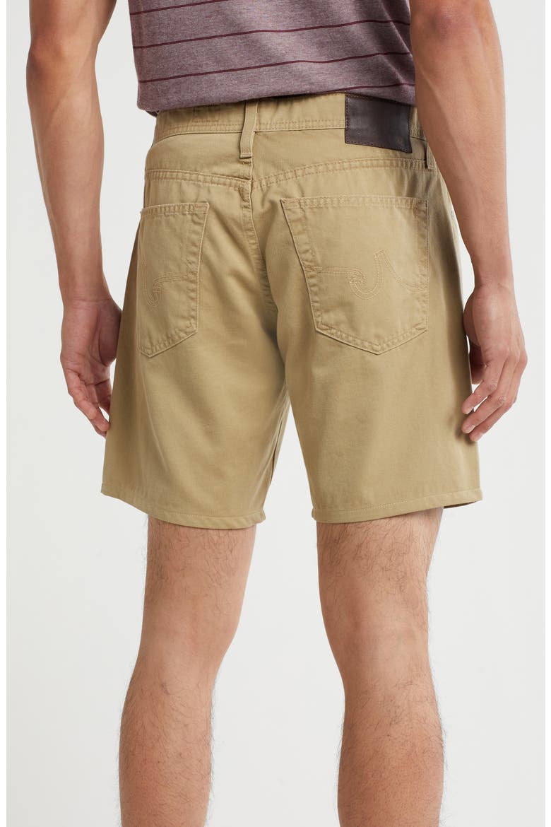 Graduate Straight Leg Denim Shorts, Alternate, color, COLONIAL BEIGE