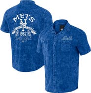 Darius Rucker Collection by Fanatics Men's Darius Rucker Collection by Fanatics Royal New York Mets Denim Team Color Button-Up Shirt