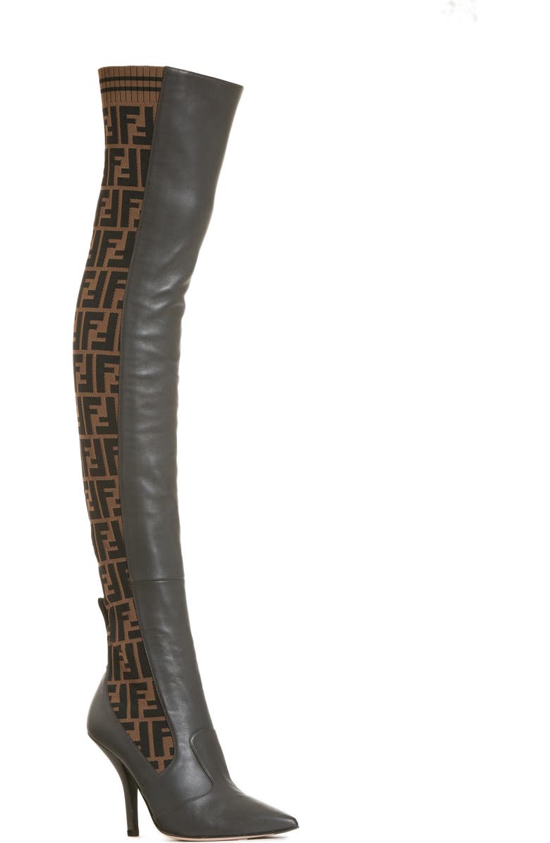 Fendi Rockoko Over the Knee Boot, Main, color,