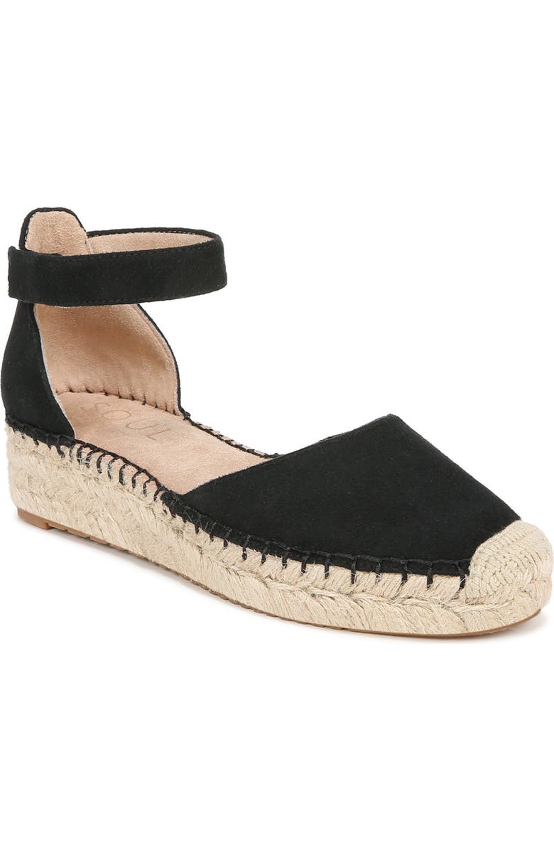SOUL NATURALIZER Wren Ankle Strap Espadrille Platform Sandal - Wide Width Available, Main, color,