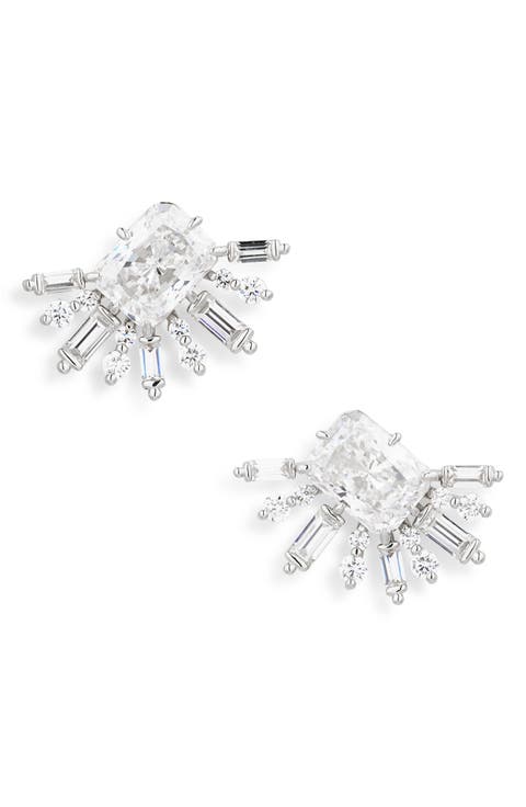Stellar Halo Stud Earrings