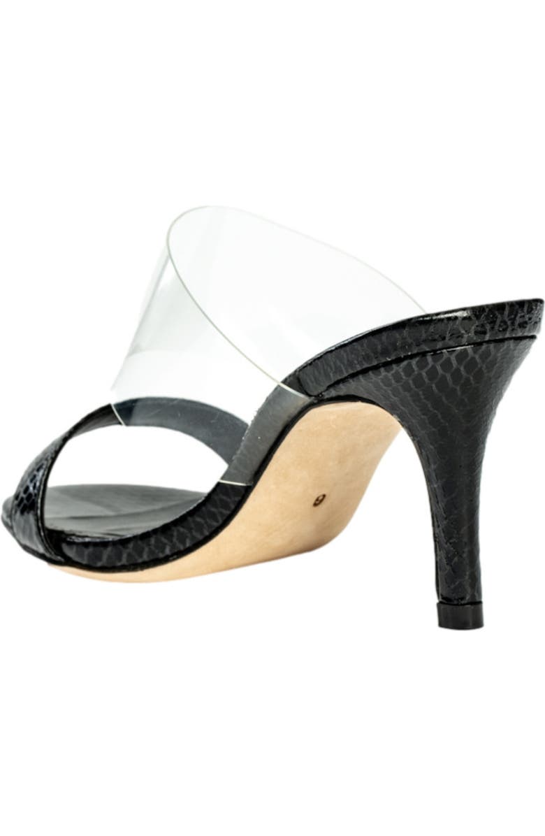 Allegra James Chelsea Snake Print Sandal, Alternate, color,