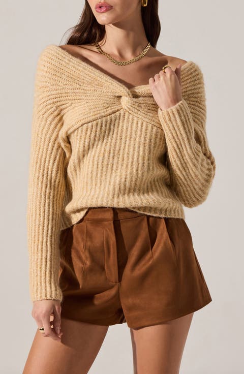 Franisbel Off the Shoulder Sweater