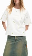 Desigual Logo Appliqué T-Shirt