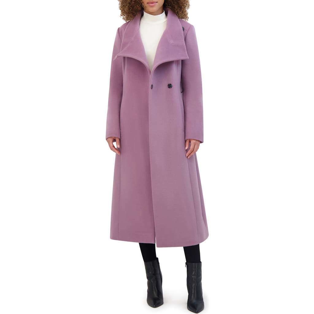 Kenneth Cole New York Fencer Collar Trench Coat In Purple