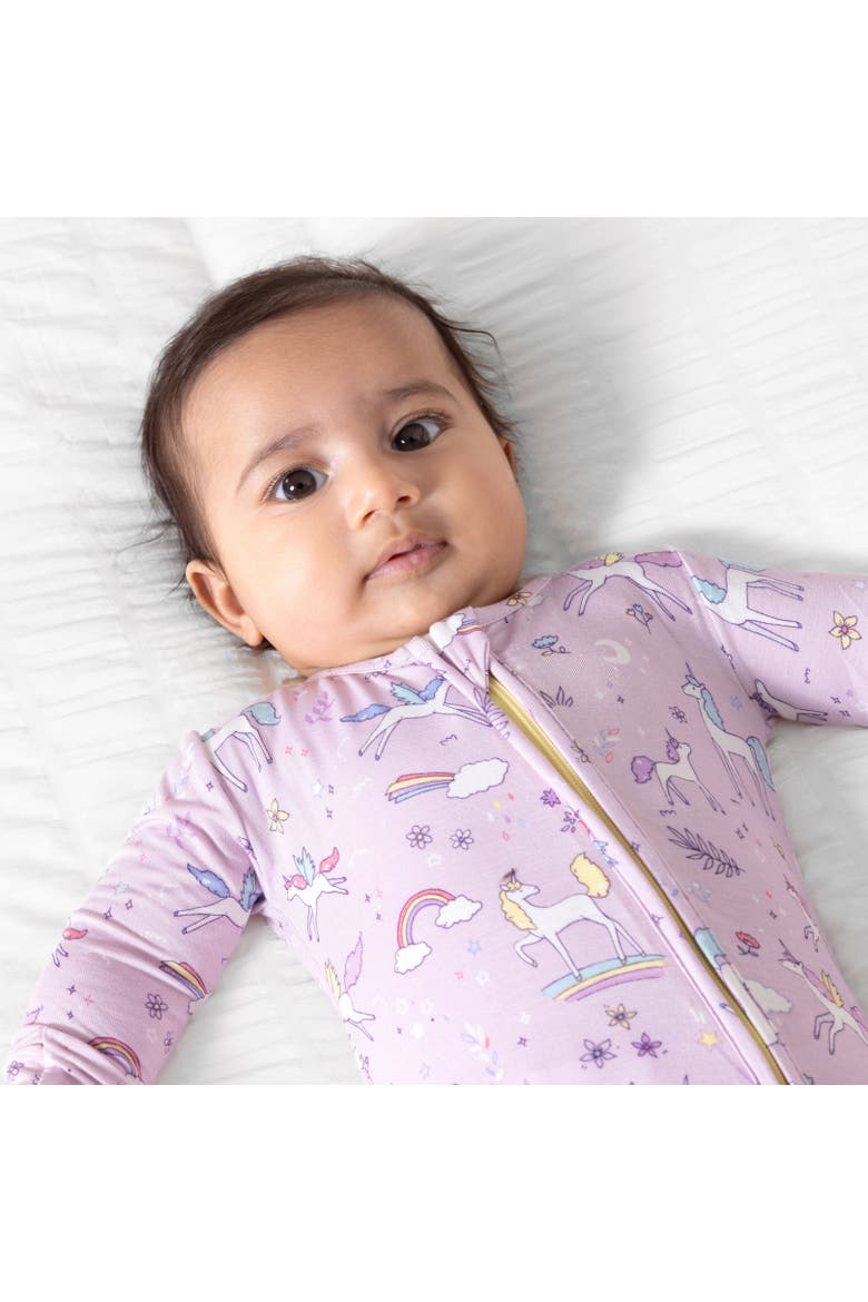 Baby Enchanted Unicorn Convertible Footie, Alternate, color, Enchanted Unicorn