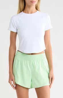 90 DEGREE BY REFLEX Nudetech Volley Club Crop T-Shirt