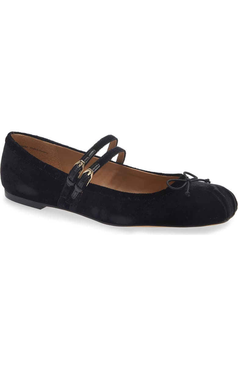 Dolce Vita Gibsen Mary Jane Flat, Main, color, Nero Velvet