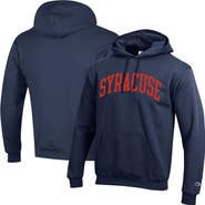 Champion Men's Champion  Navy Syracuse Orange Basic Arch Fleece Pullover Hoodie
