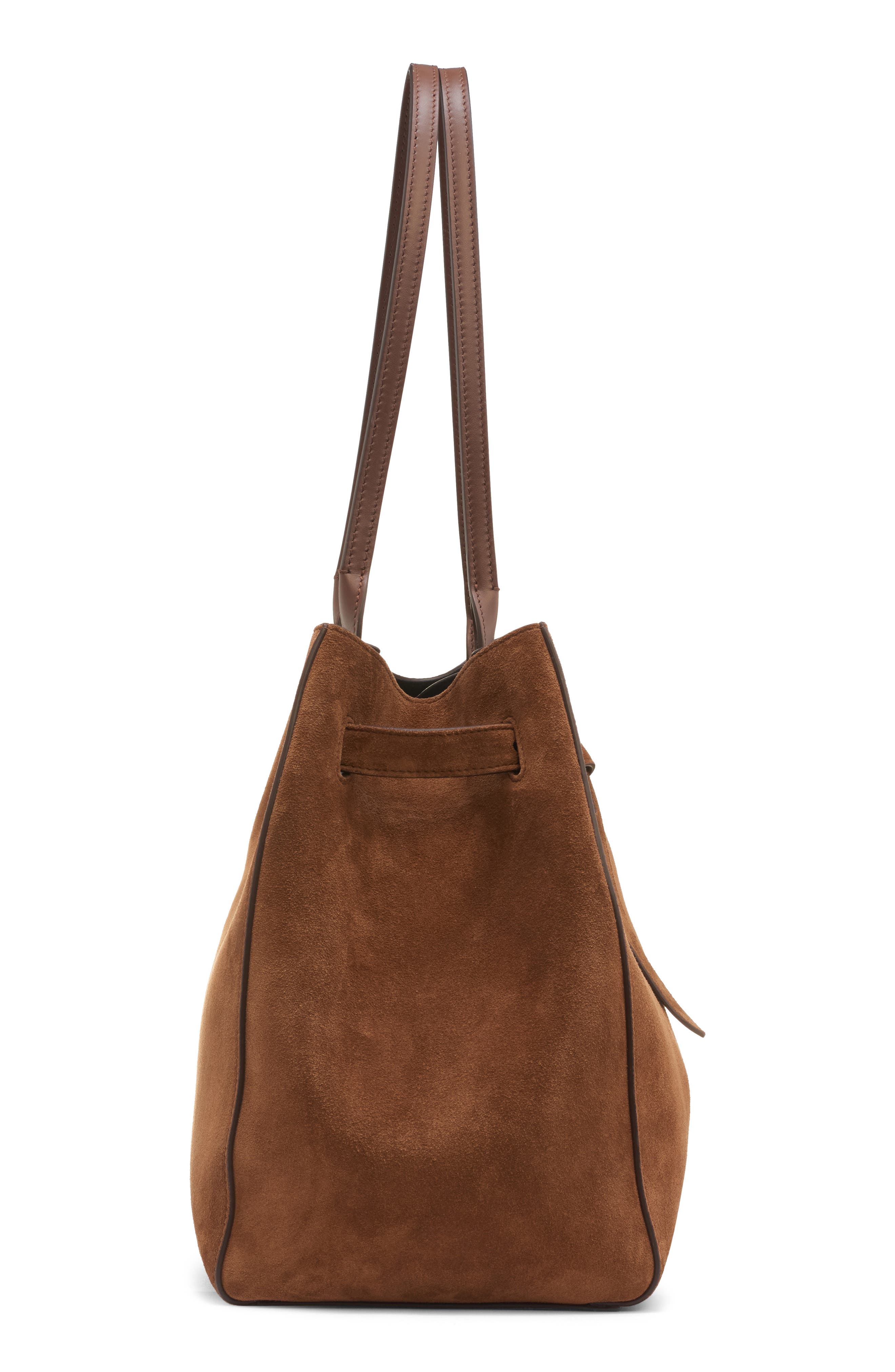 TOM FORD Medium Audrey Suede Tote, Alternate, color, 