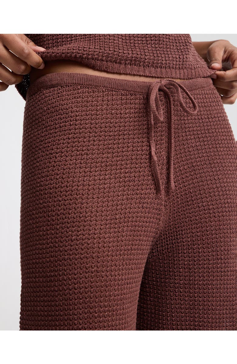 Onia Knit Drawstring Pant, Alternate, color, Brown