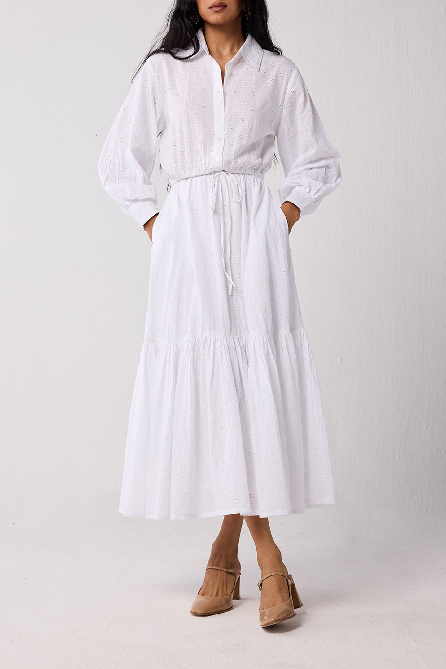 Flowing Tiered Maxi Dress