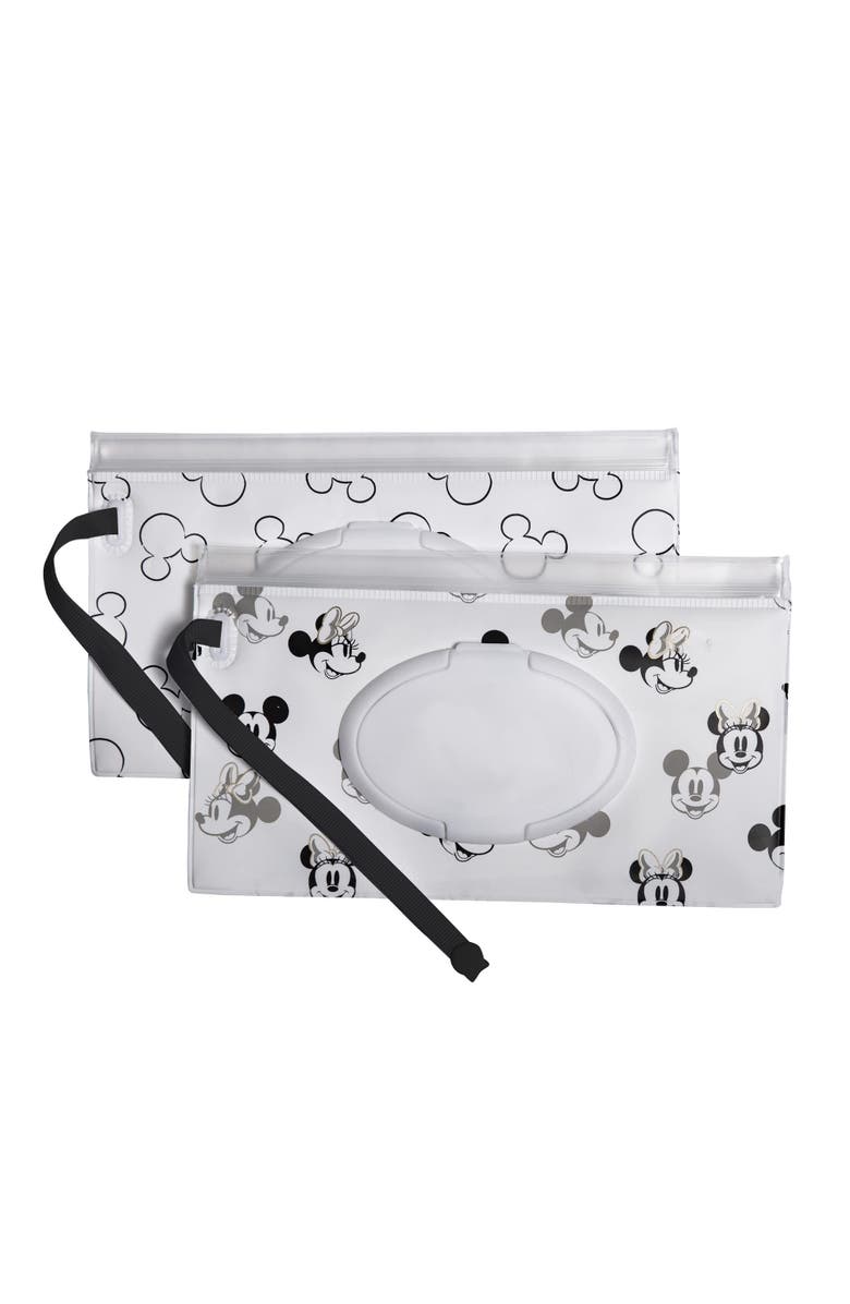 J.L. Childress Reusable Wet Wipes Case - 2-Pack, Disney Baby, Main, color, Multicolored