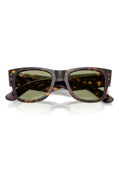Ray Ban Ray-ban 51mm Square Sunglasses In Green