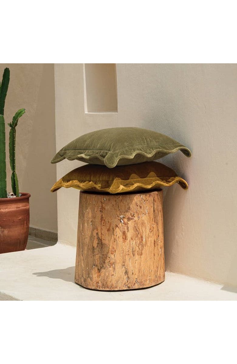 Mela Artisans Scallop Velvet Pillow - Cover Only, Alternate, color, 