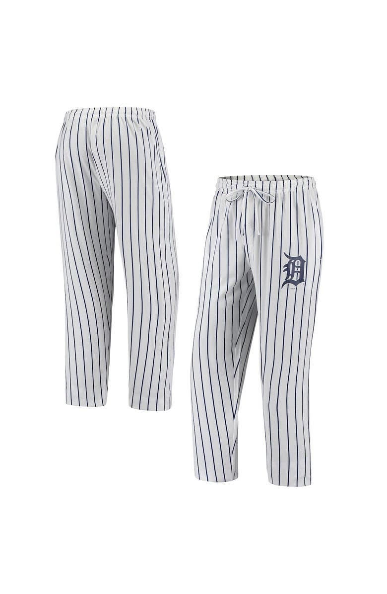 CONCEPTS SPORT Men's Concepts Sport White Detroit Tigers Vigor Pinstripe Pants, Alternate, color, 