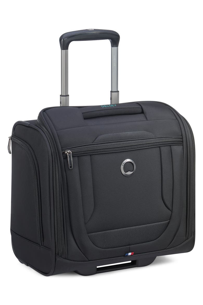 Helium DLX Cabin Spinner Underseat Bag, Alternate, color, BLACK