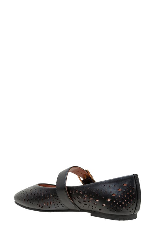 Shop Linea Paolo Miller Mary Jane Flat In Black