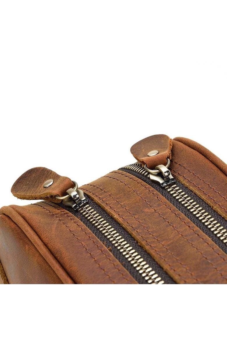 The Nomad Toiletry Bag | Genuine Leather Travel Toiletry Bag, Alternate, color, Brown