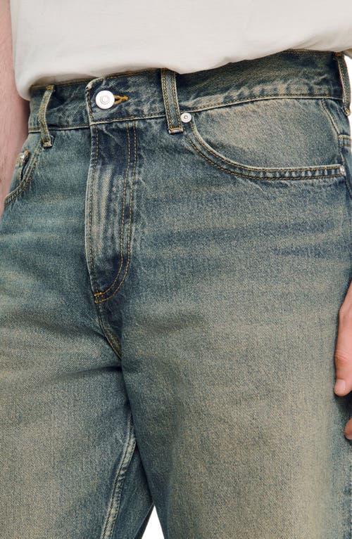 Sandro Baggy Jeans In Blue