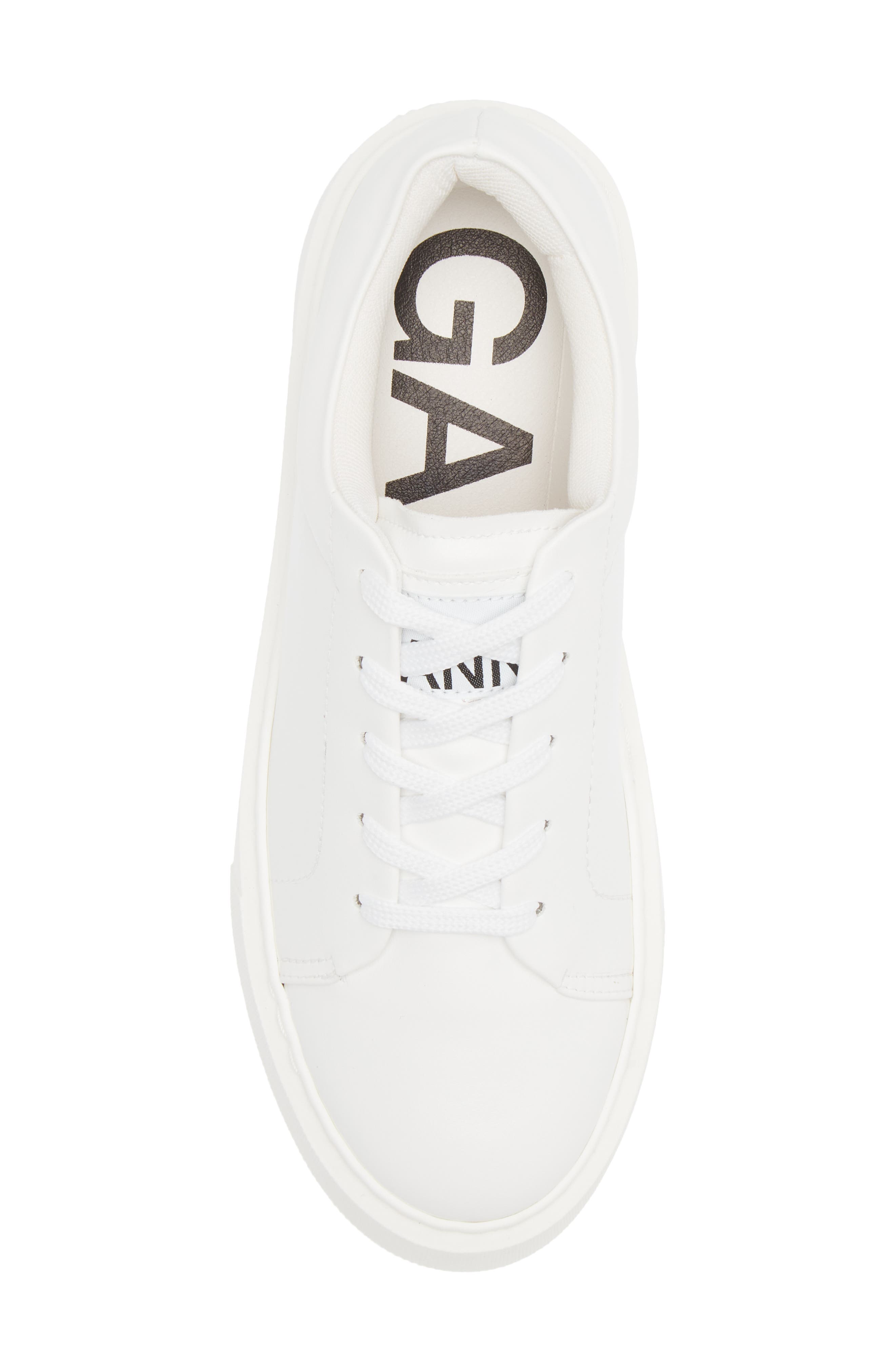 Ganni Sporty Mix Monochrome Sneaker, Alternate, color, 