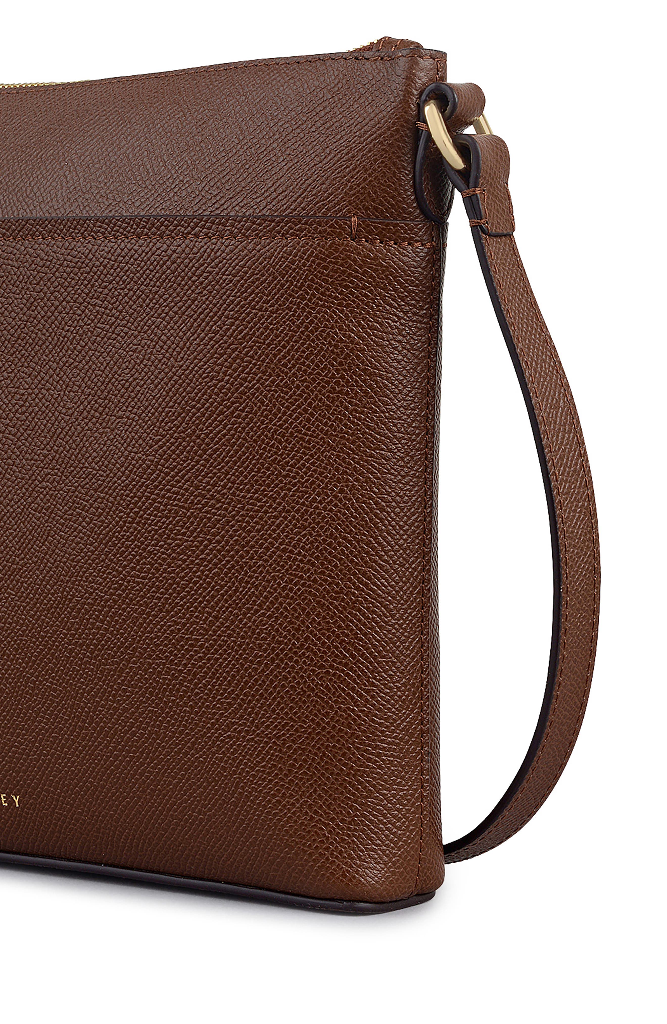 Radley Pockets Textured Small Top Zip Crossbody Bag, Alternate, color, 