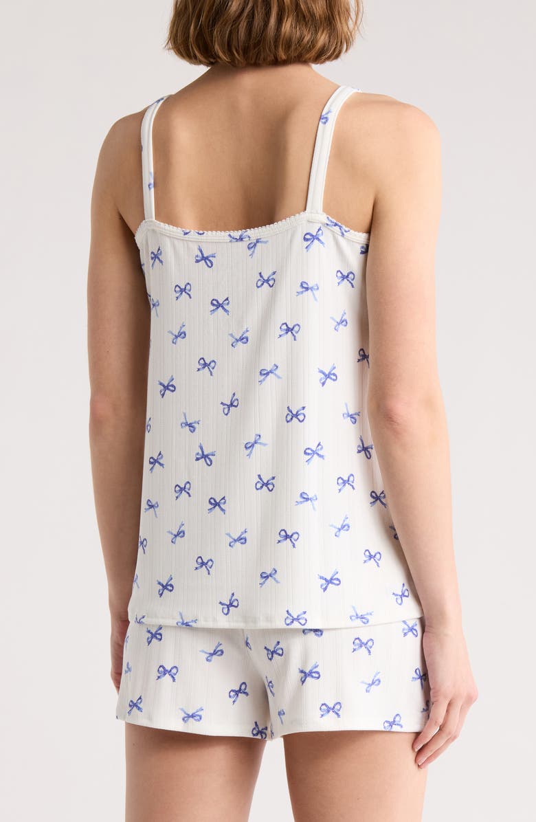 JACLYN Pointelle Camisole & Short Pajamas, Alternate, color,