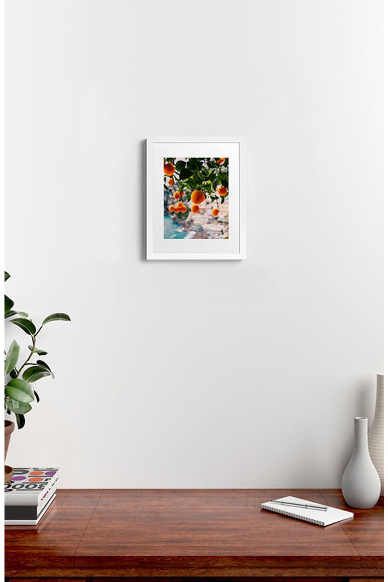 Alam Framed Wall Art, Alternate, color, ORANGE