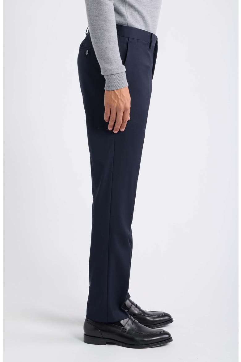 Virgin Wool Blend Chino Pants, Alternate, color, NAVY