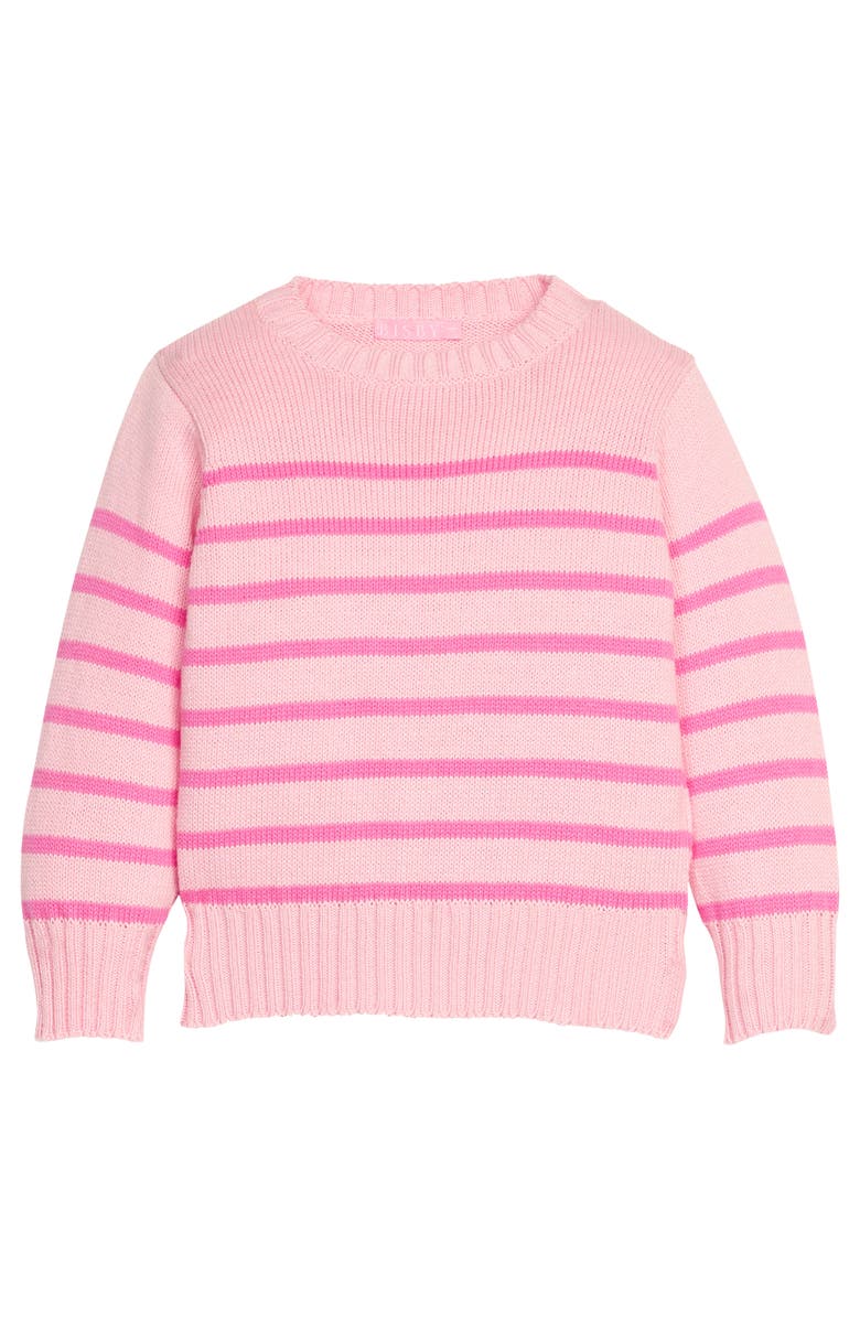 BISBY Kids' Knit Striped Sweater, Main, color, Pink
