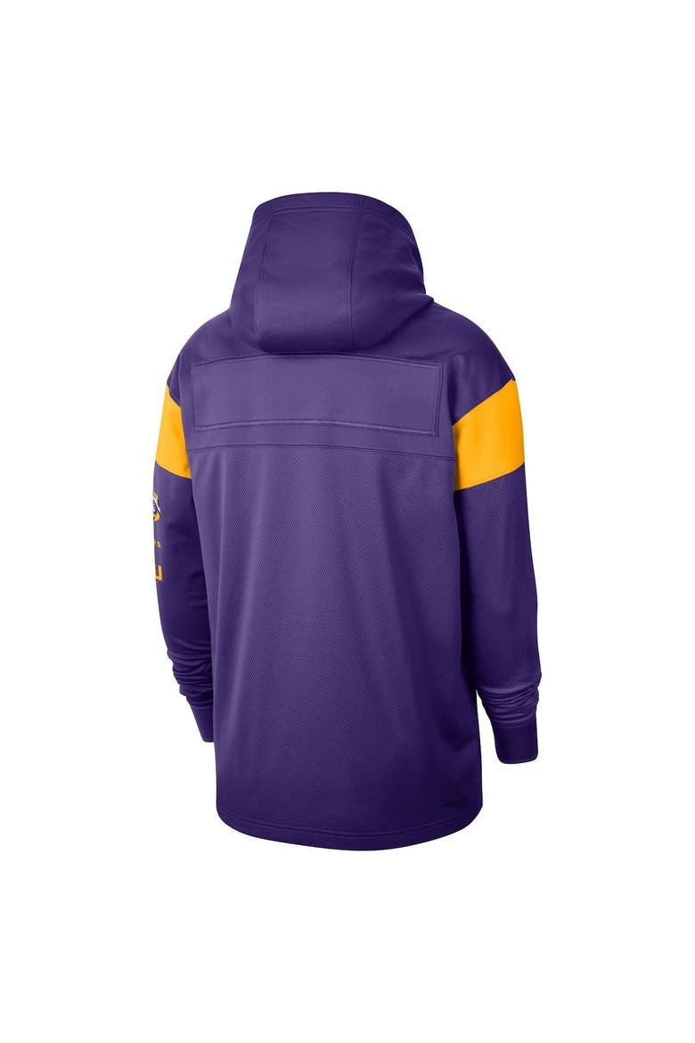 Men's Nike Purple LSU Tigers Jersey Performance Pullover Hoodie, Alternate, color, Purple