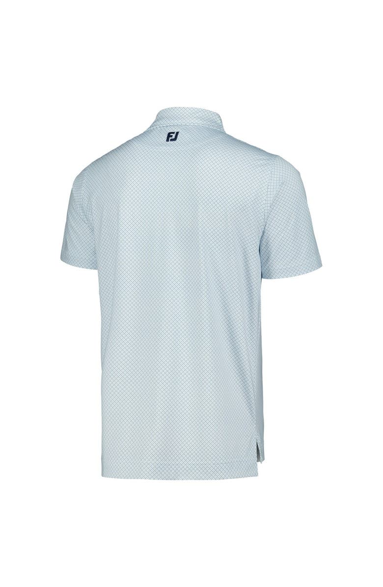 FOOTJOY Men's FootJoy White THE PLAYERS Dot Geo Print Lisle Polo, Alternate, color, 