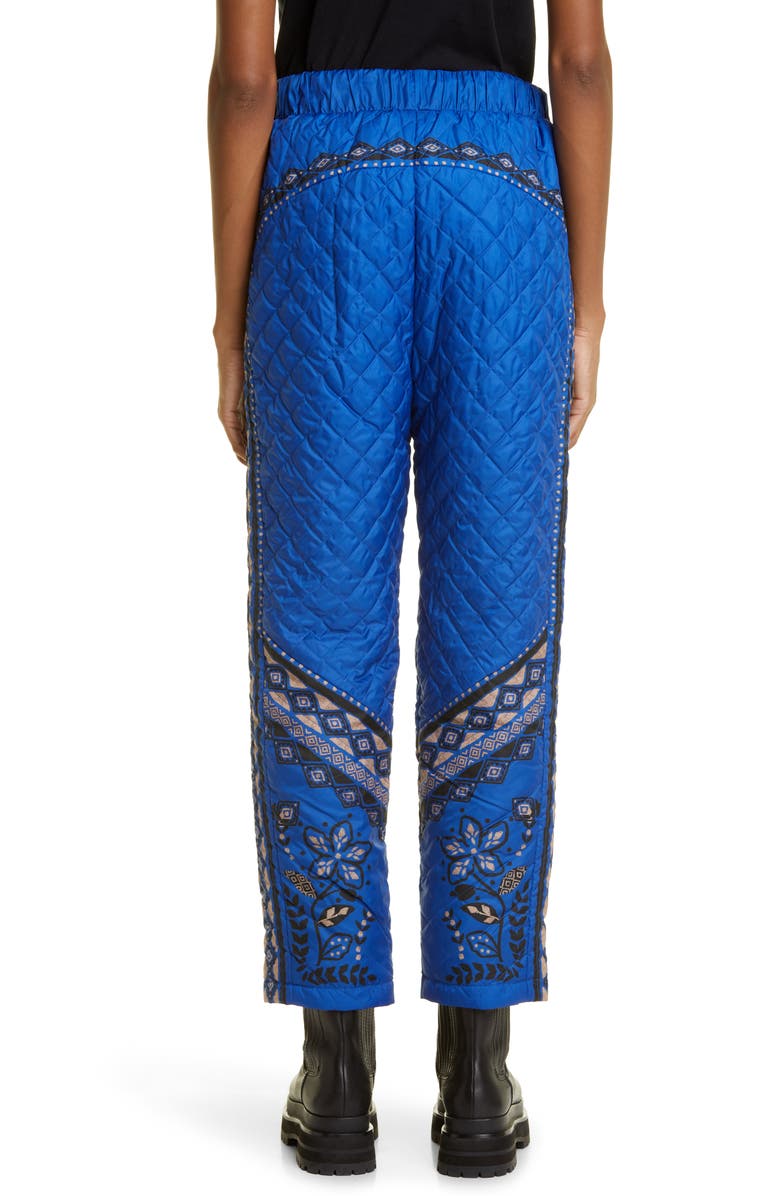 FARM Rio Macaw Forest Quilted Ankle Pants, Alternate, color, 