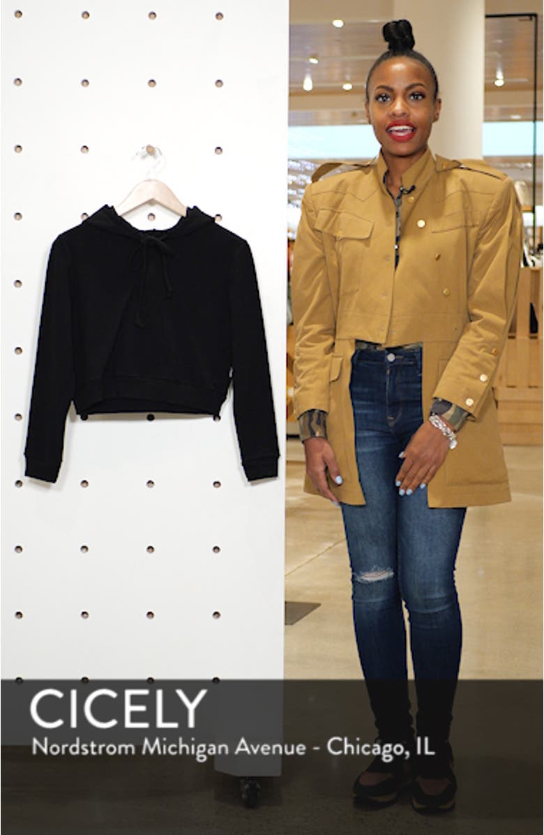 Crop Hoodie, sales video thumbnail