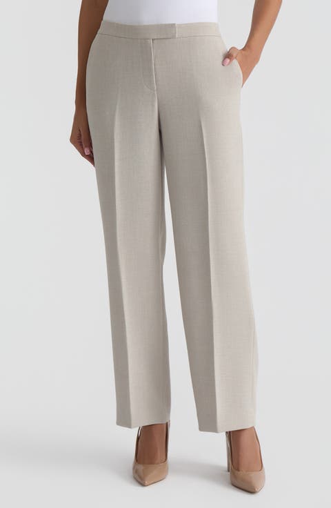 The Claire Pebble Crepe Pants (Regular & Petite)