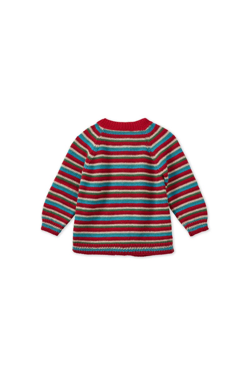 Vild House of Little Baby Alpaca Cardigan, Multi Stripe, Alternate, color, Striped
